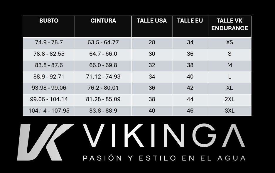 TALLES ENDURANCE